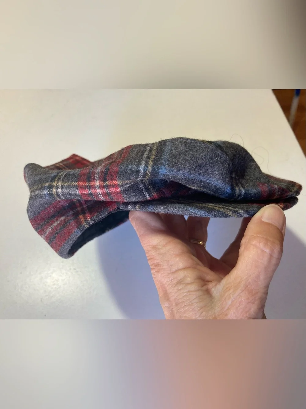 Pendleton Vintage 100% Virgin Wool Flat Cap Plaid Size Medium